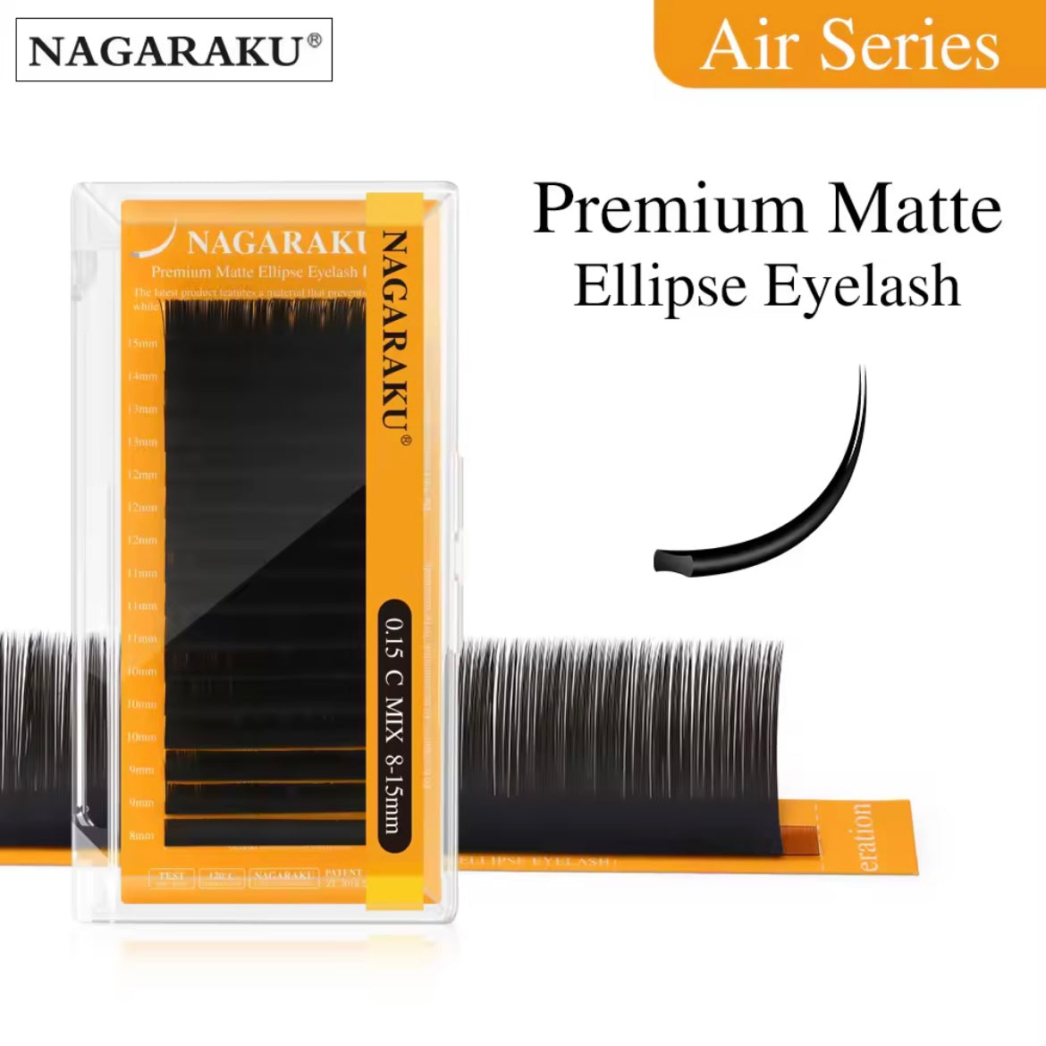 NAGARAKU New Air Series Premium Matte Ellipse Eyelashes
