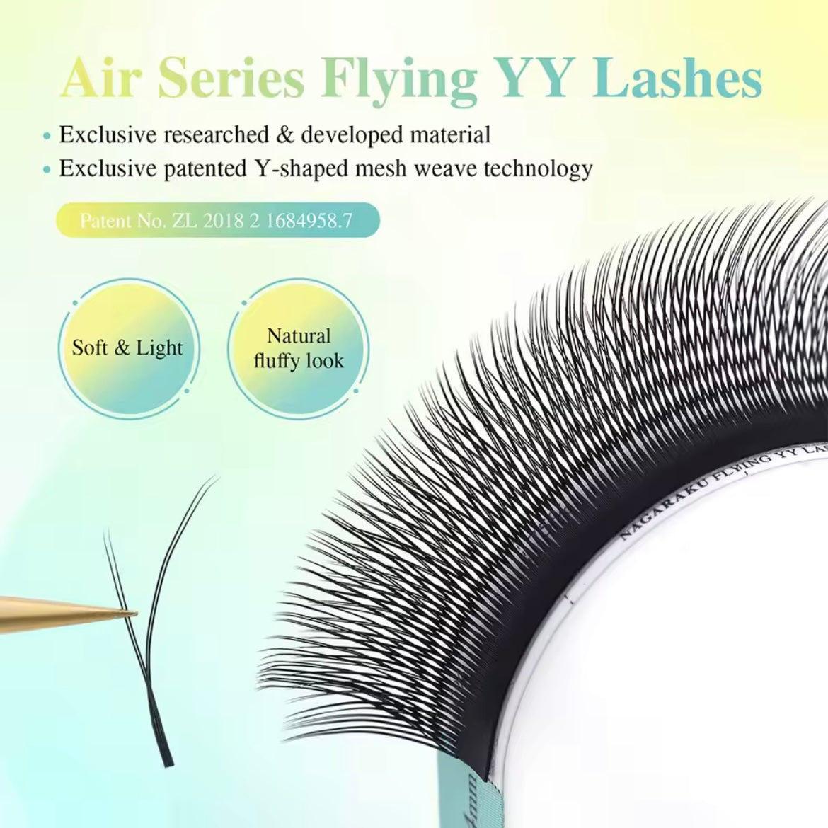 NAGARAKU Flying YY черни мигли