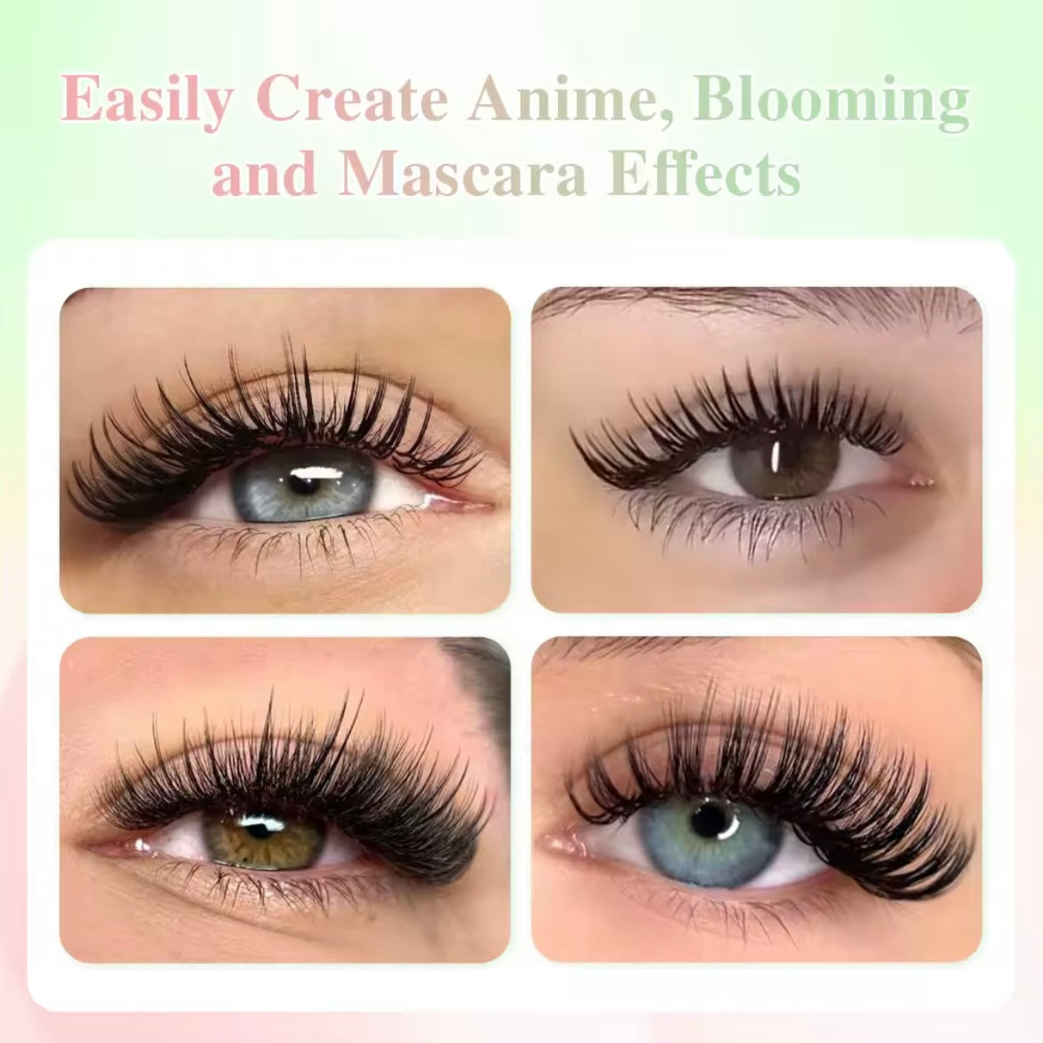 NAGARAKU 5D Flower Volume Spike Eyelashes Mascara Effect
