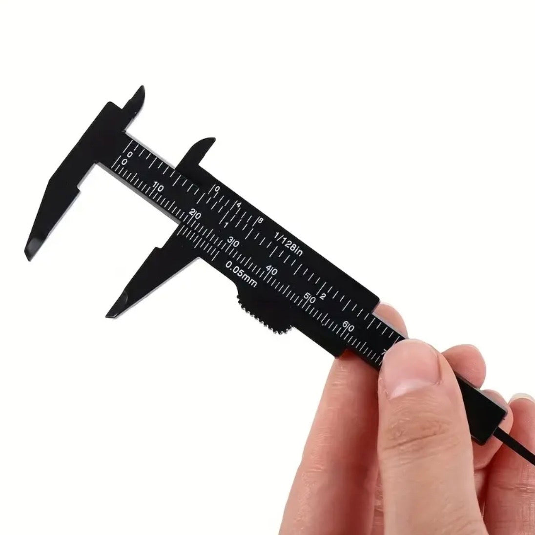 Пластмасов шублер за измерване на вежди