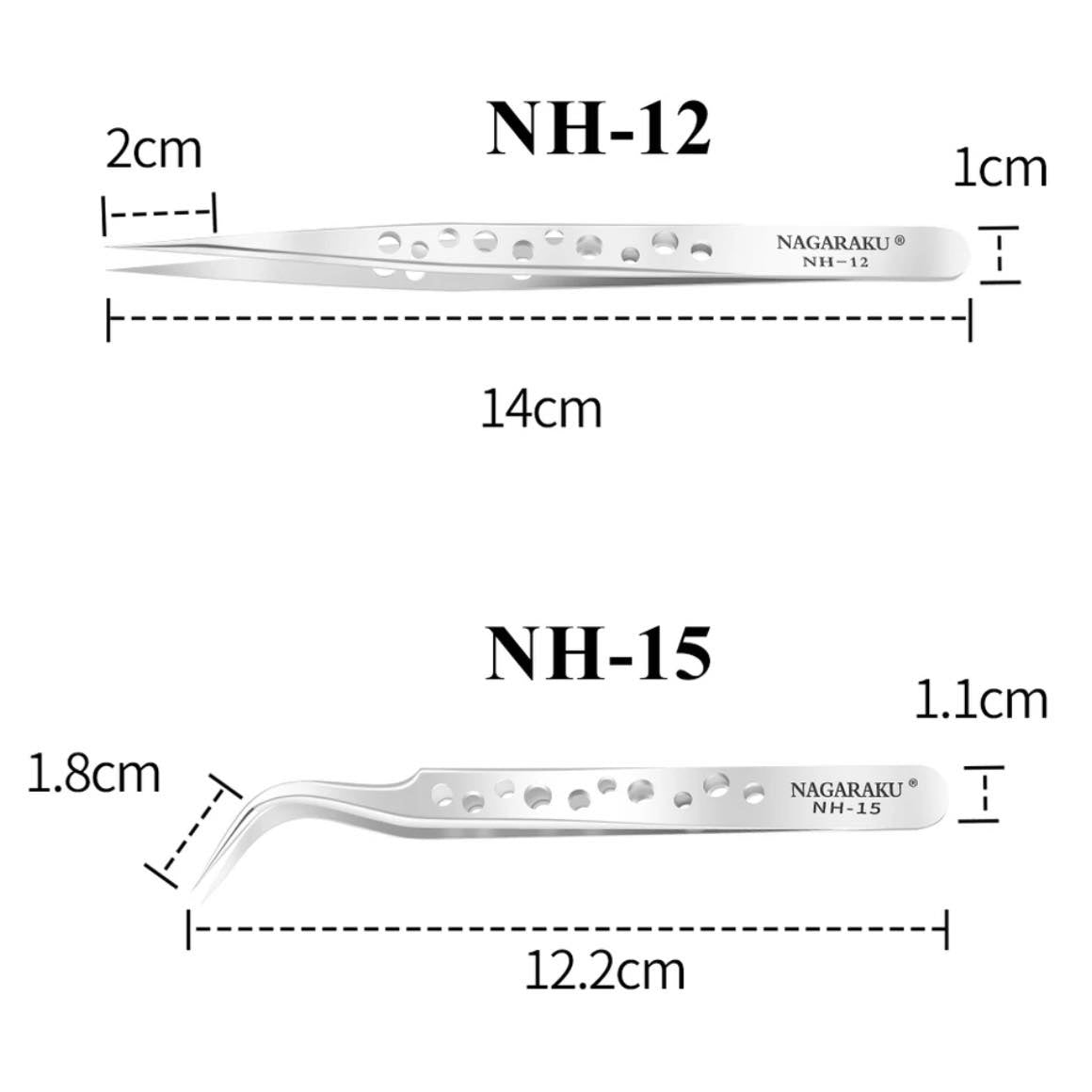 Пинсета NAGARAKU ST15