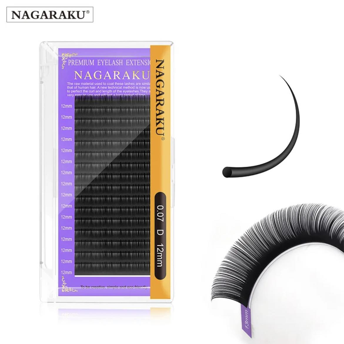 NAGARAKU Premium черни мигли