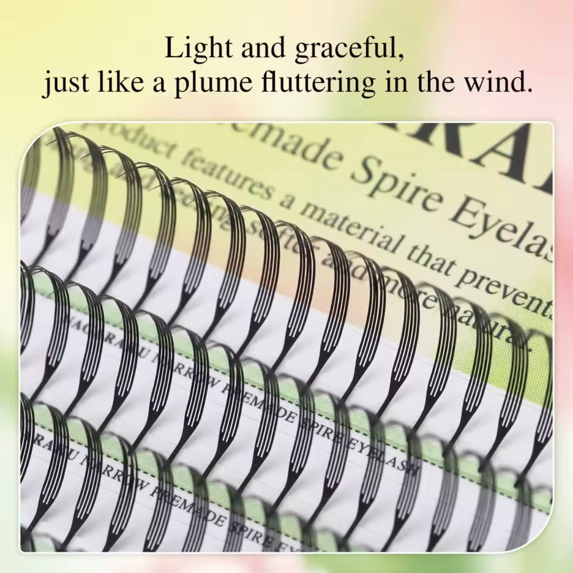 NAGARAKU Narrow Premade Spire Eyelashes