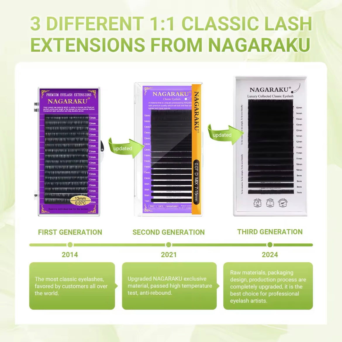 NAGARAKU Luxury Collected Classic eyelashes