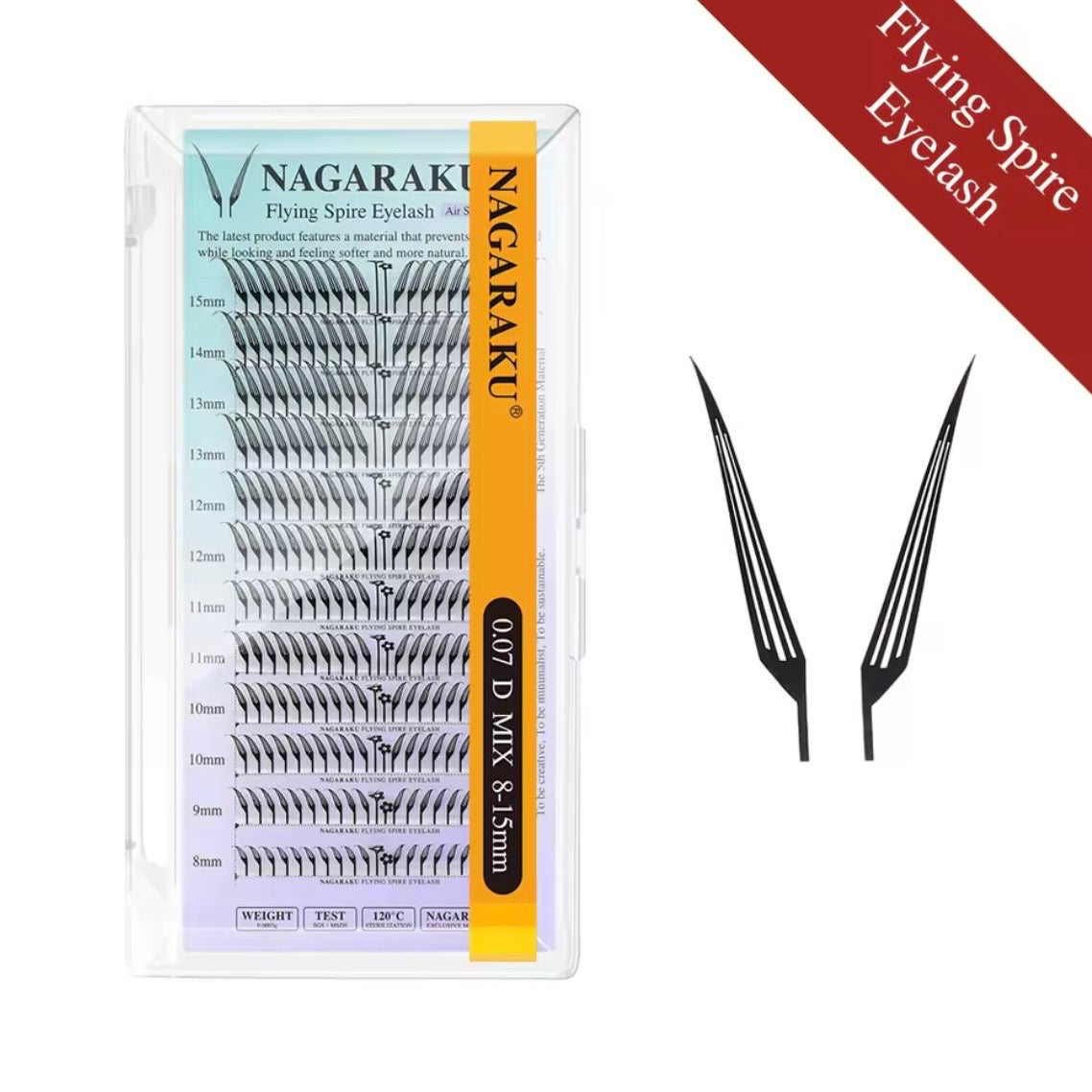 NAGARAKU Flying Spire Anime Effect Eyelashes