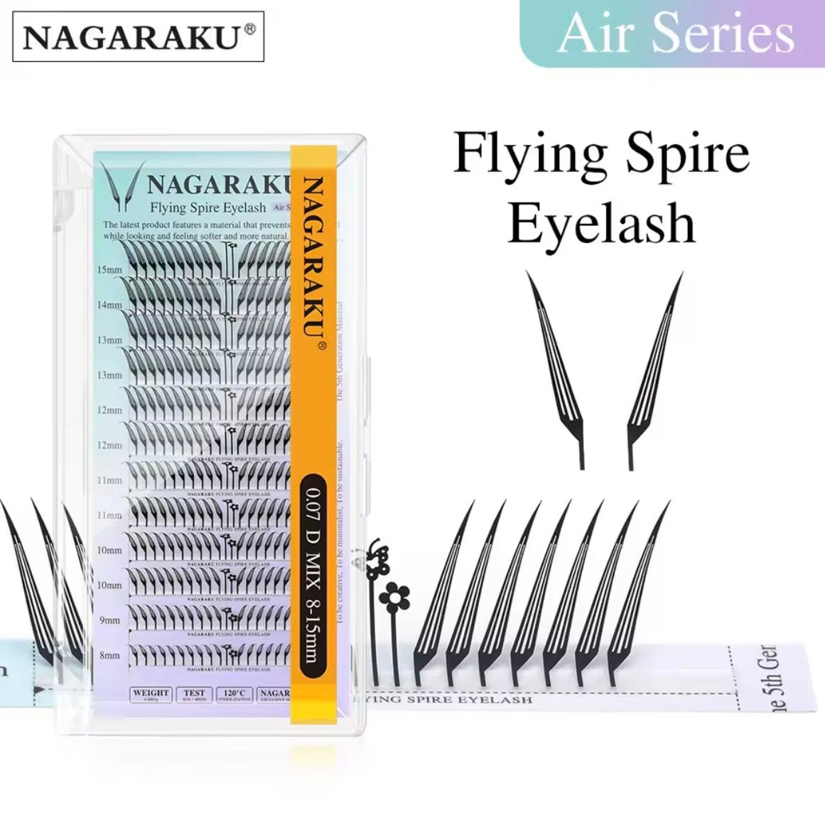 NAGARAKU Flying Spire Anime Effect Eyelashes