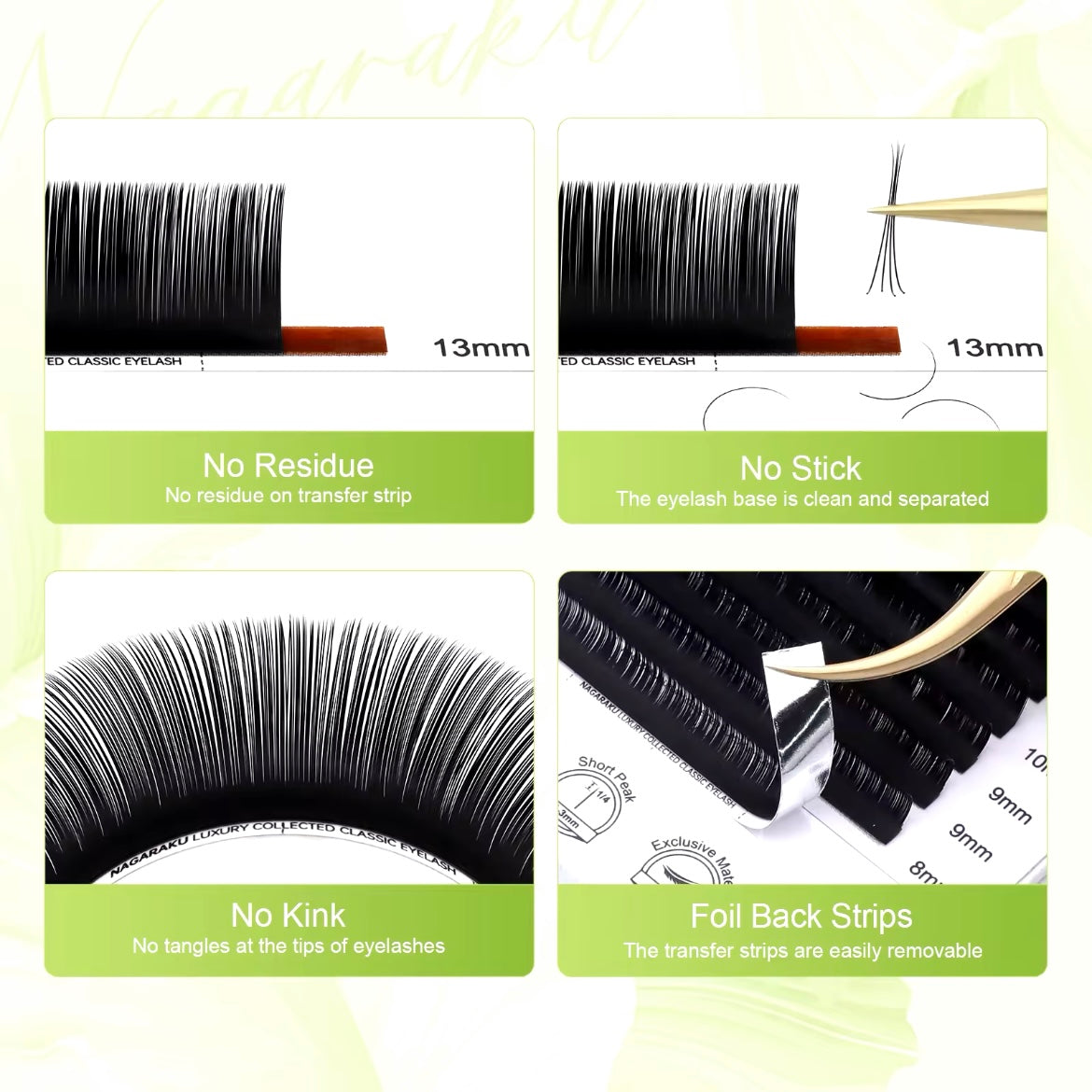 NAGARAKU Luxury Collected Classic eyelashes