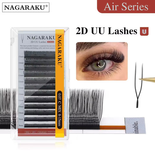 NAGARAKU 2D UU черни мигли