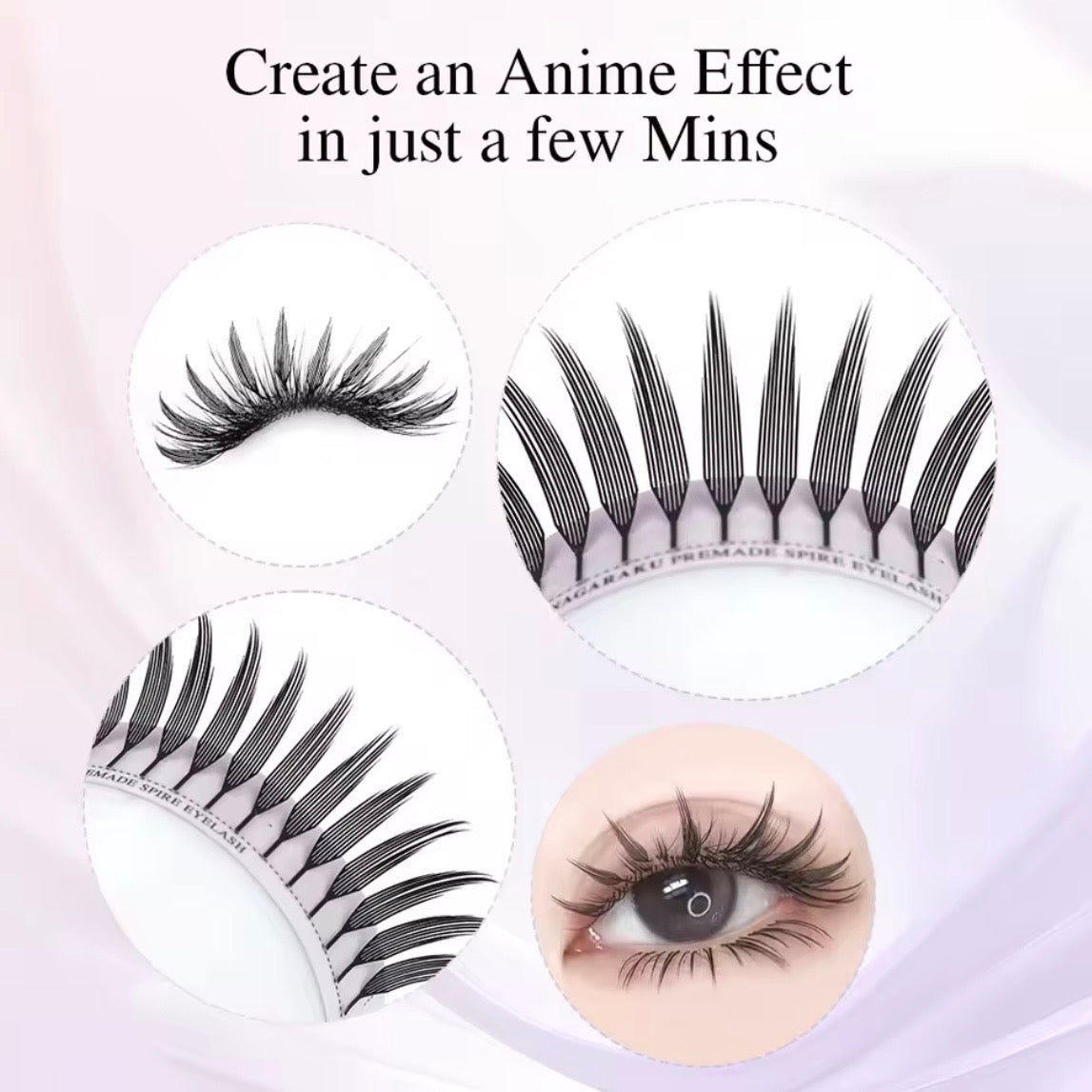 NAGARAKU Premade Spire Eyelashes