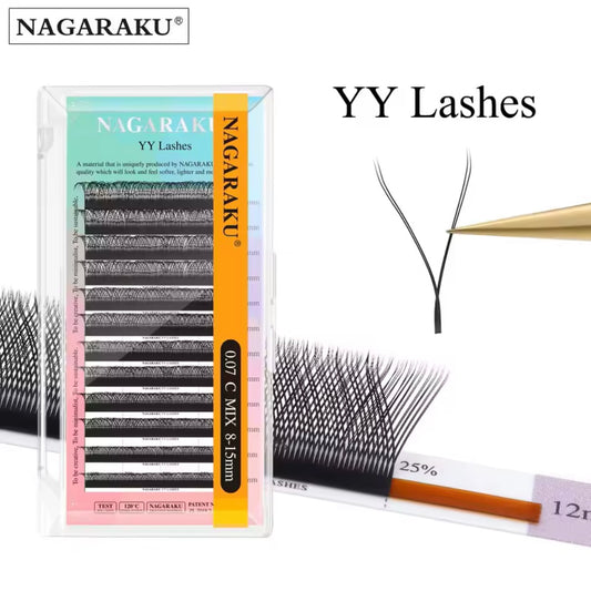 NAGARAKU черни мигли YY - shape 2D