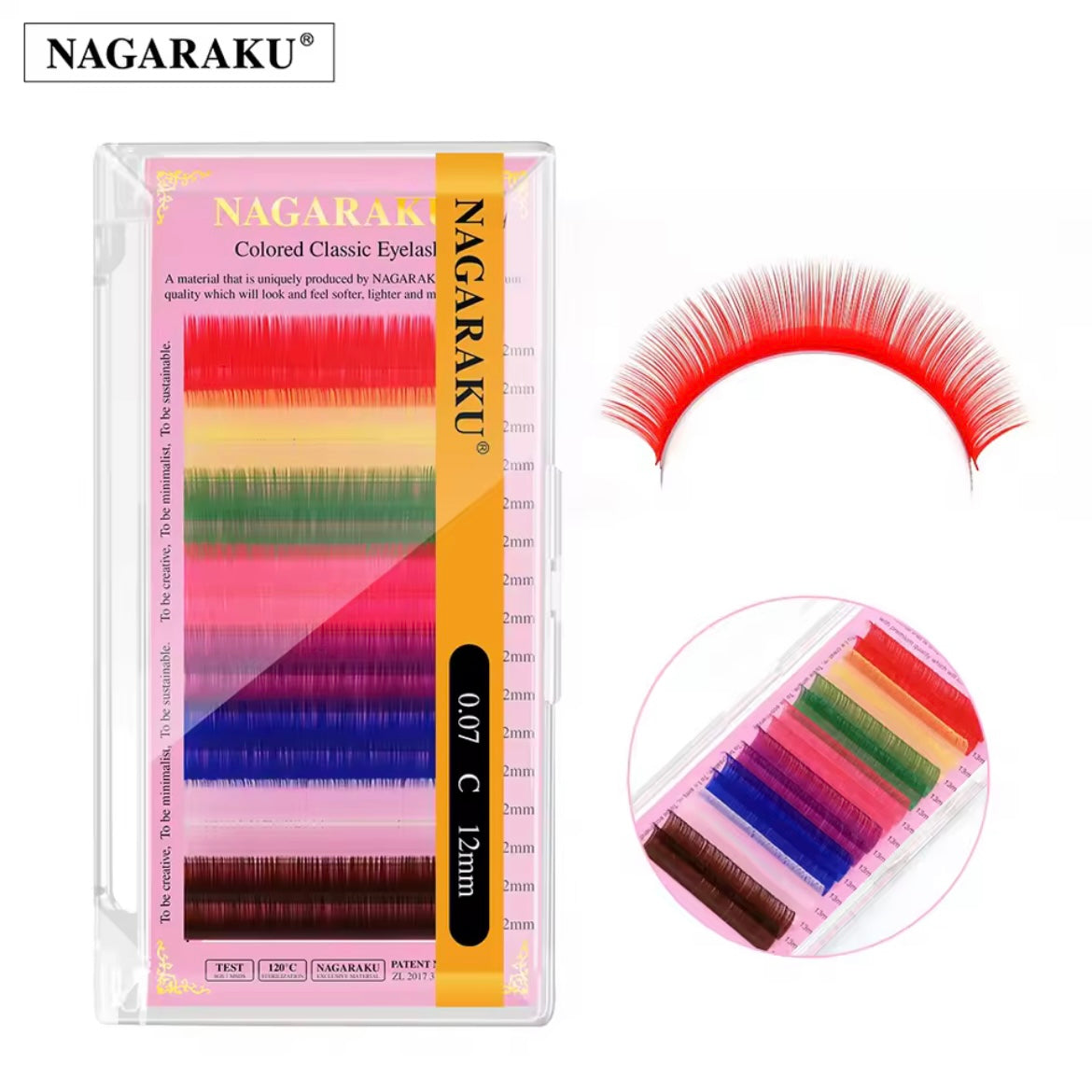 NAGARAKU цветни мигли