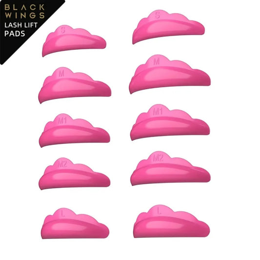 Силиконови подложки за ламиниране на мигли в кутийка PINK
